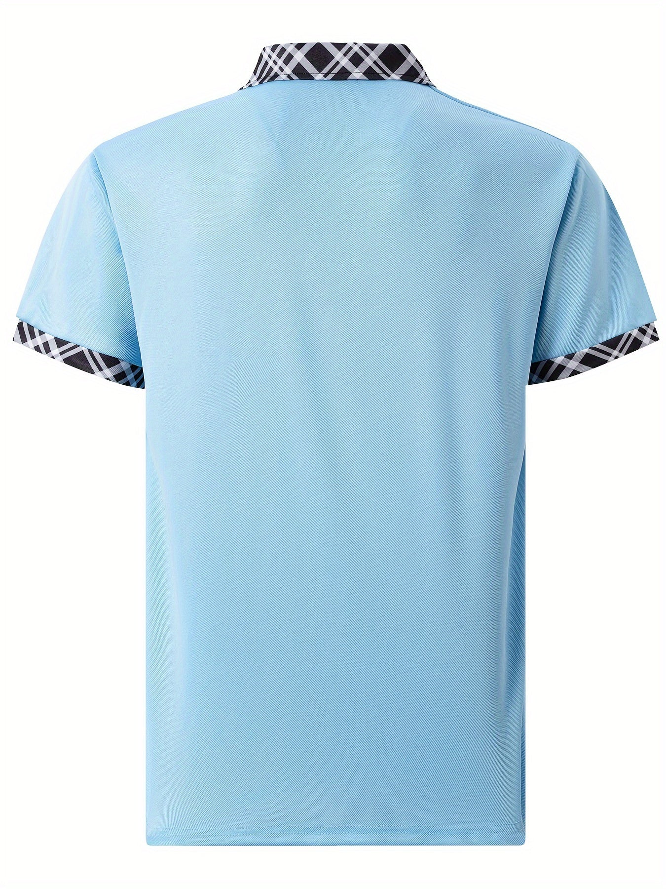Men's Golf Shirt V-neck, Breathable, Stretchy, Sweat-absorbent