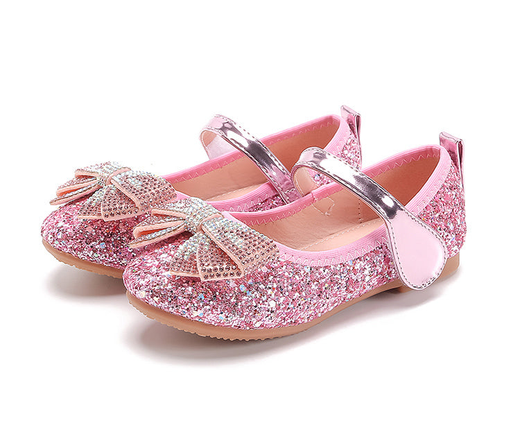 Cute Sparkling Little Girl Princess Doll Shoes