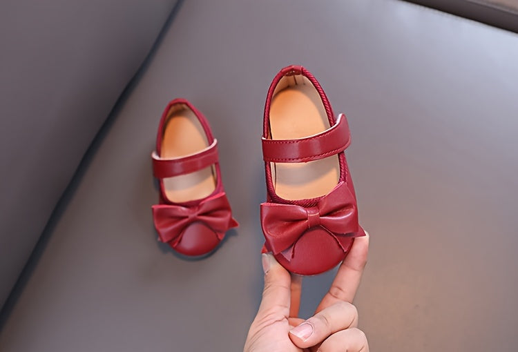 Pretty Bow Soft Anti-Slip Baby Girl Doll Shoes
