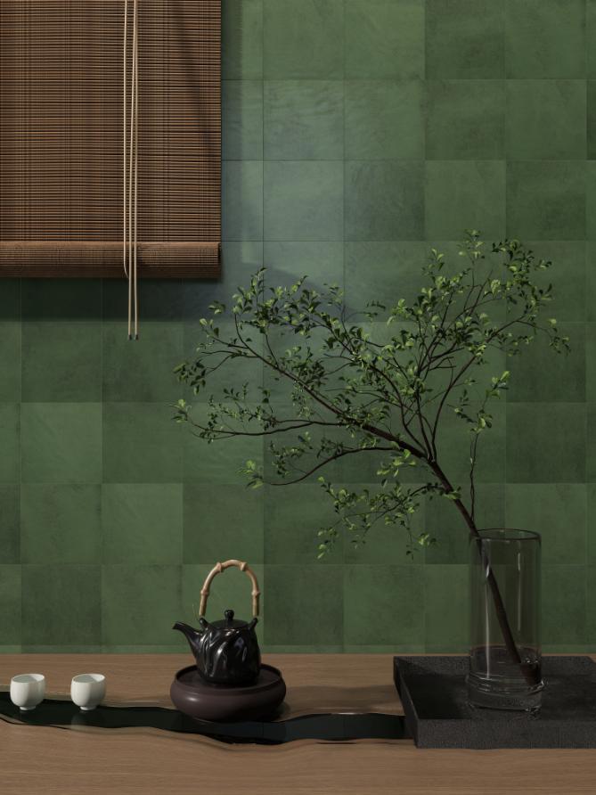 Gạch thẻ Porcelain mờ lượn KT 150x150mm mã LNA1505M - Daisan Mart