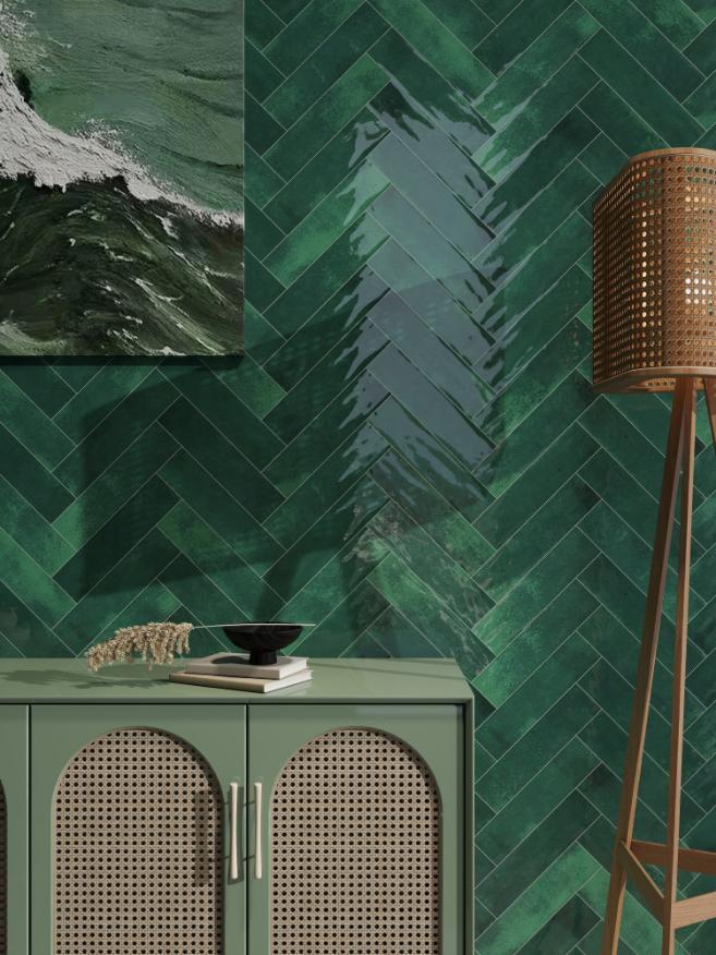 Gạch thẻ Porcelain men bóng KT 75x300mm MDL7537C00 - Daisan Mart