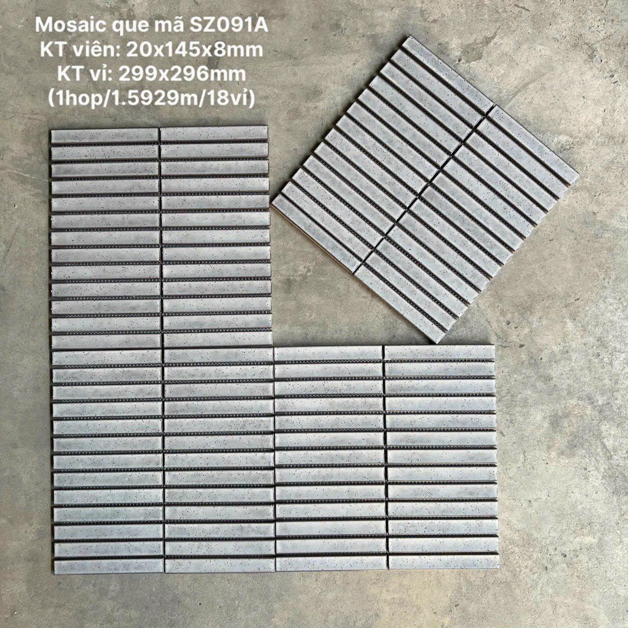 Gạch Mosaic que đũa mã SZ091A - Daisan Mart