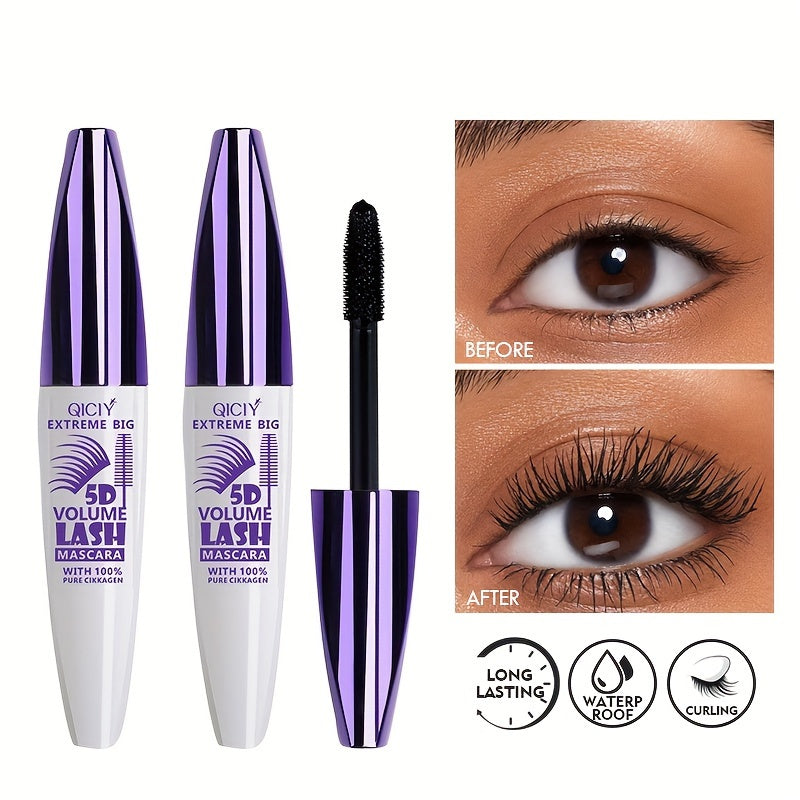 5D Mascara Thick, Smudge-proof, No Clumping