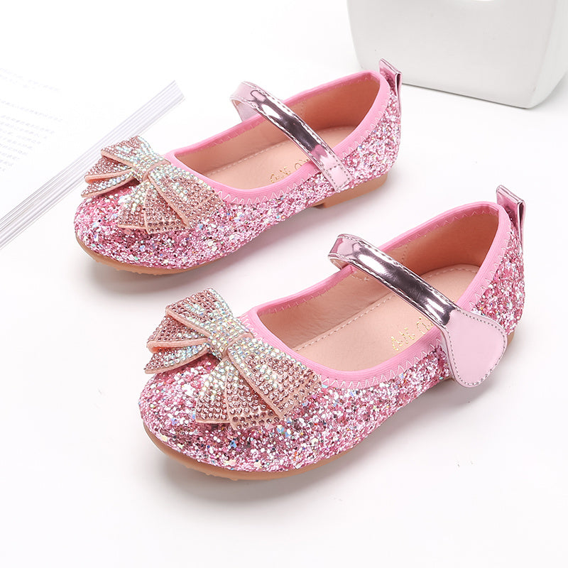 Cute Sparkling Little Girl Princess Doll Shoes