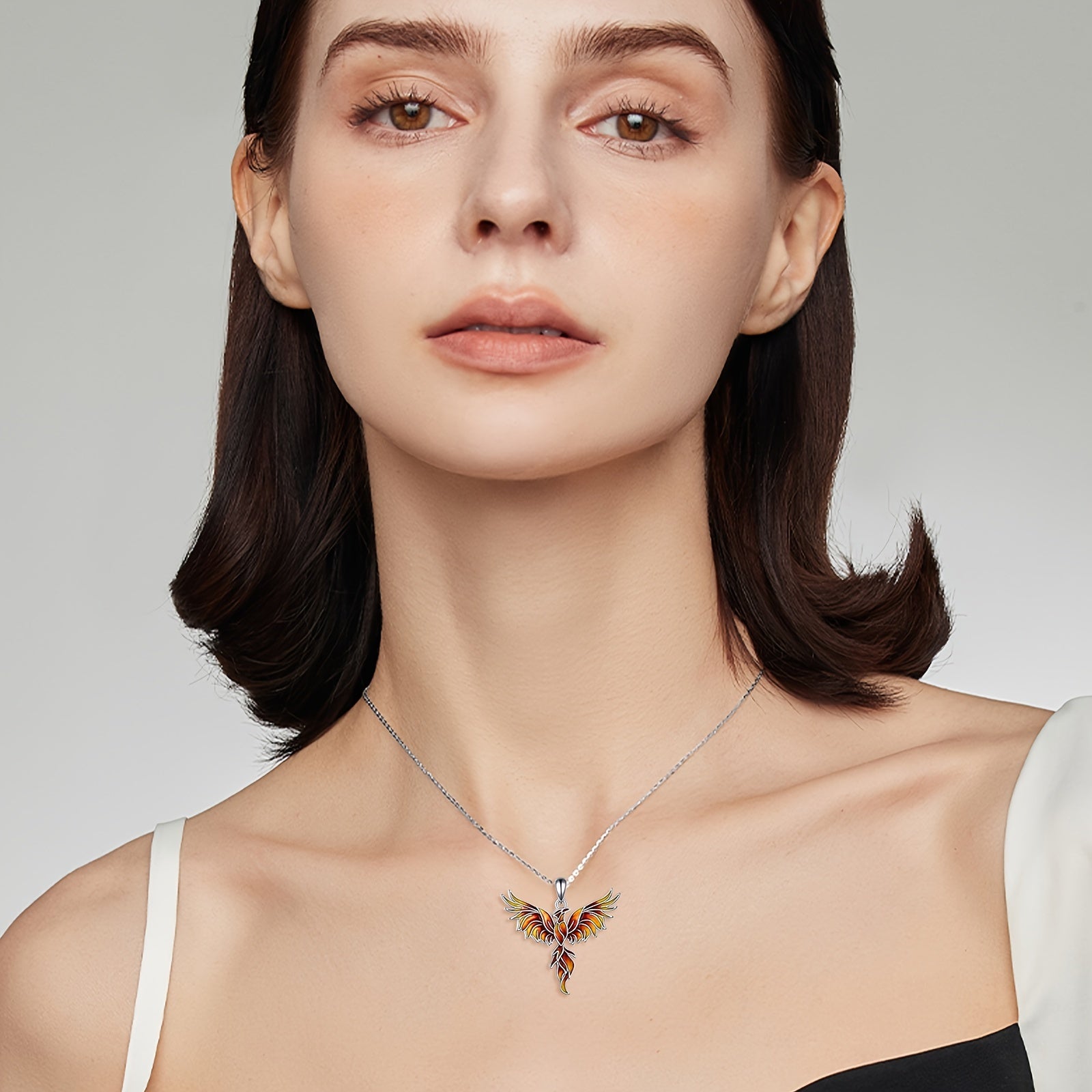 925 Silver Phoenix Necklace - Women's Gift