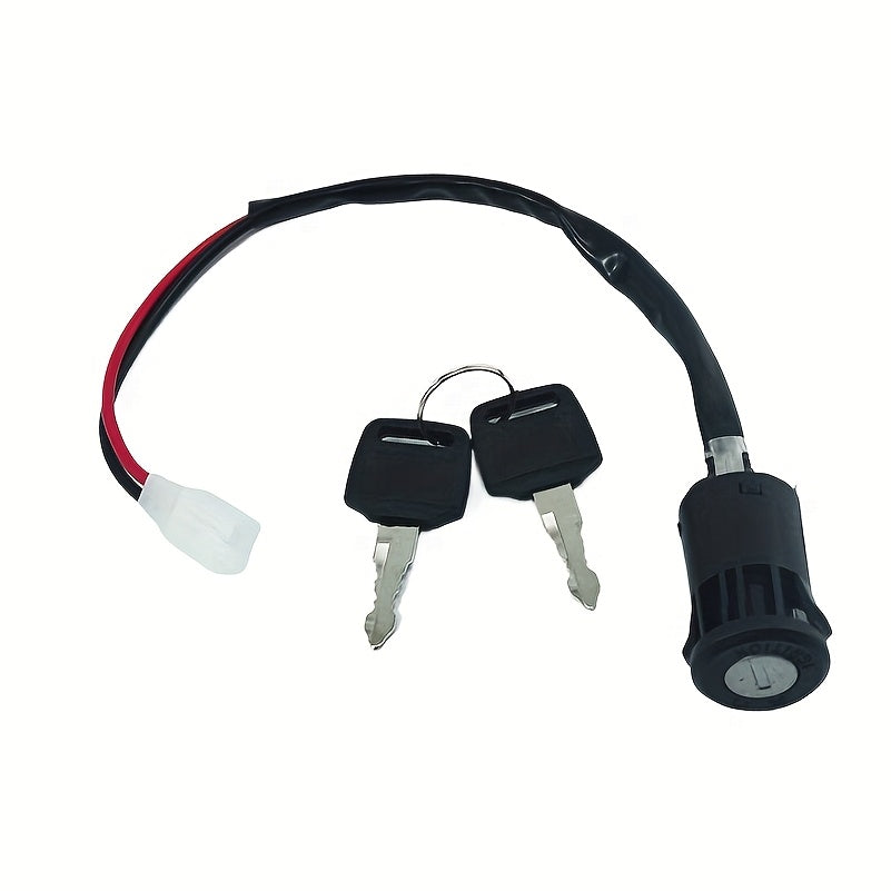 Key for a 2 Wire Plug Ignition Lock Switch Suitable for Motorcycles, Electric Mini Motos, Dirt Bikes, And Go-Karts.