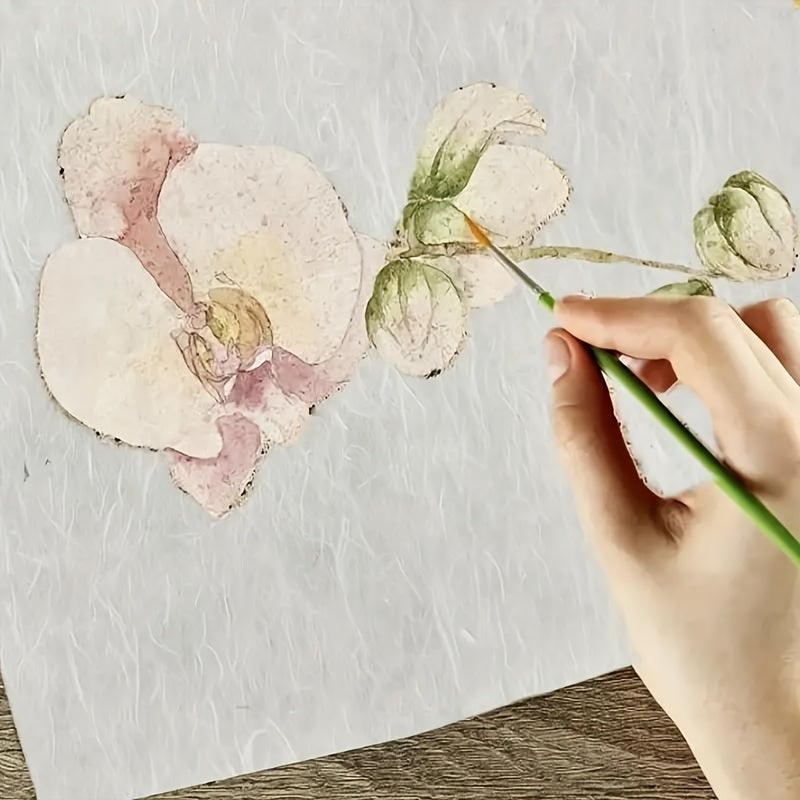 [Yunlong Plant Fiber Paper] Qingshui Yunlong Handmade Rice Paper for Calligraphy, Watercolor, Gift Wrapping, and Craft Projects, Premium Plant Fiber Paper