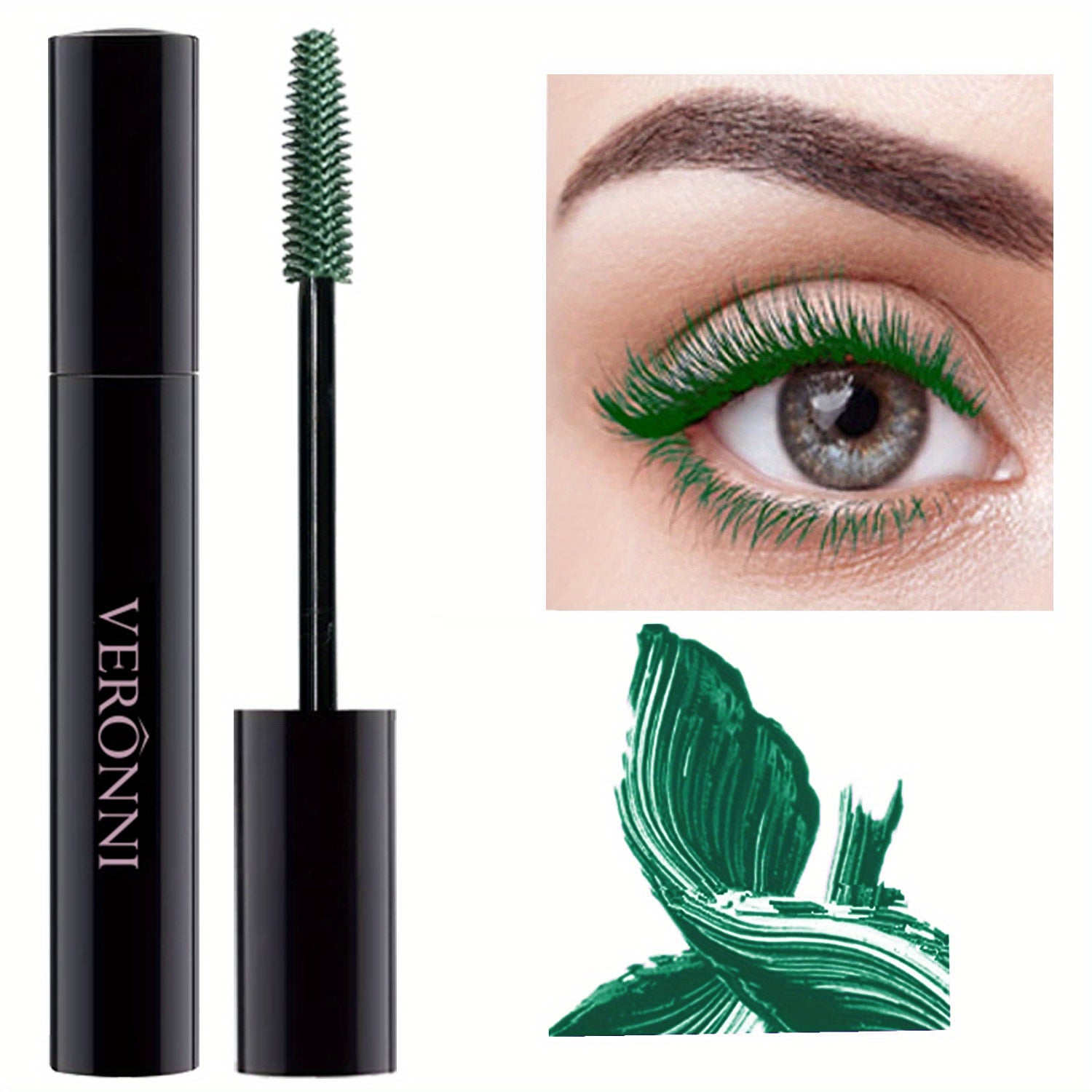 5 Color Mascara - Long, Curly, Long-Lasting for Festivals