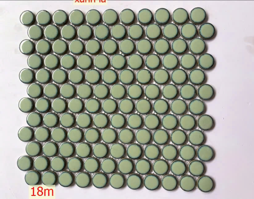 Round marble mosaic tile 28EB-04