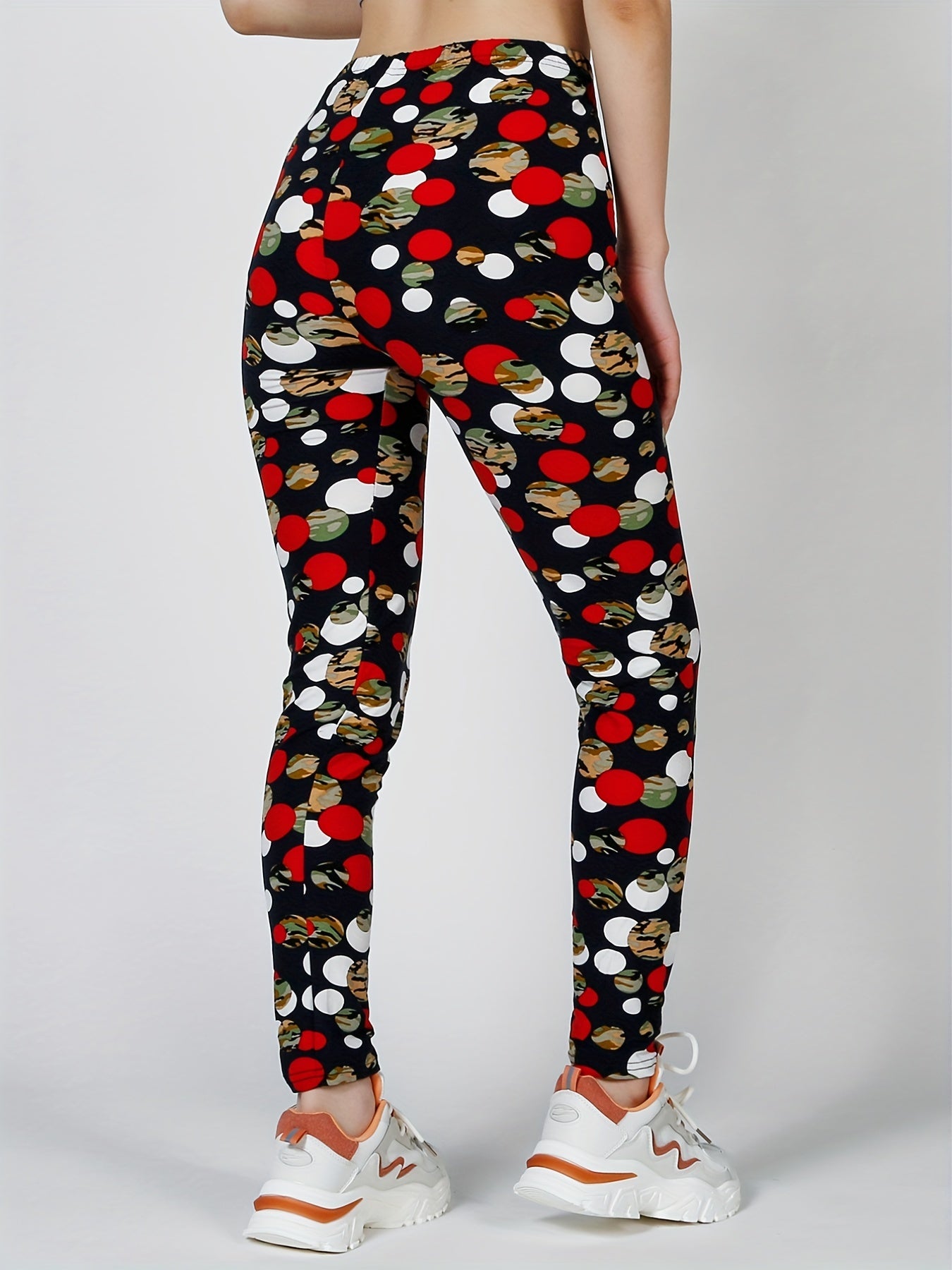 [Floral Leggings] High Waist Floral Printed Women's Leggings | Casual Sweatpants Pants - Daisan Mart