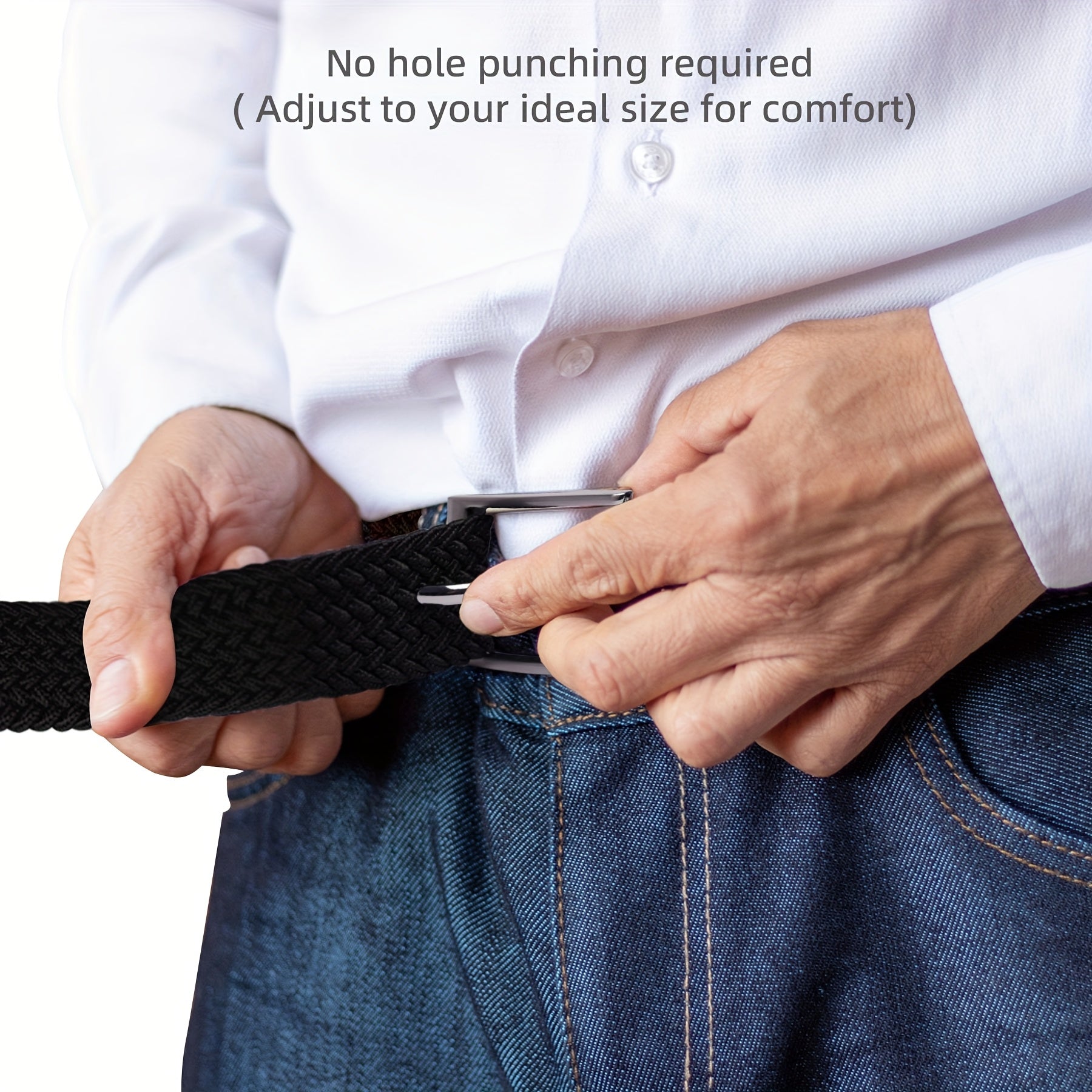 LCG Unisex Elastic Woven Belt Fashionable Design