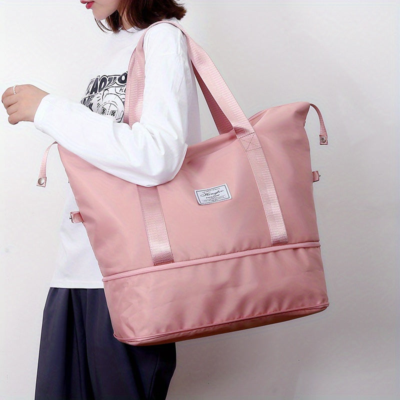 Túi Thể Thao Nữ Đa Năng Dung Tích Lớn Màu Hồng