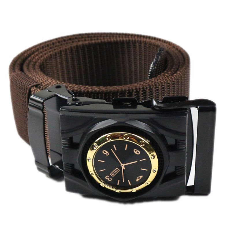 Men's Nylon Belt with Fashionable Buckle