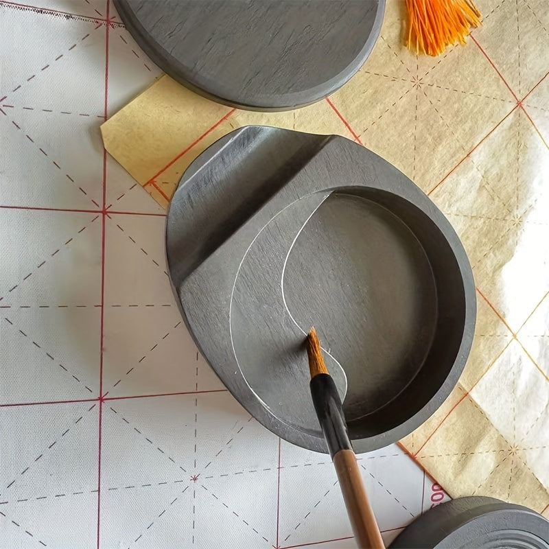 Traditional Inkstone Set with Pen - Anti-Evaporation