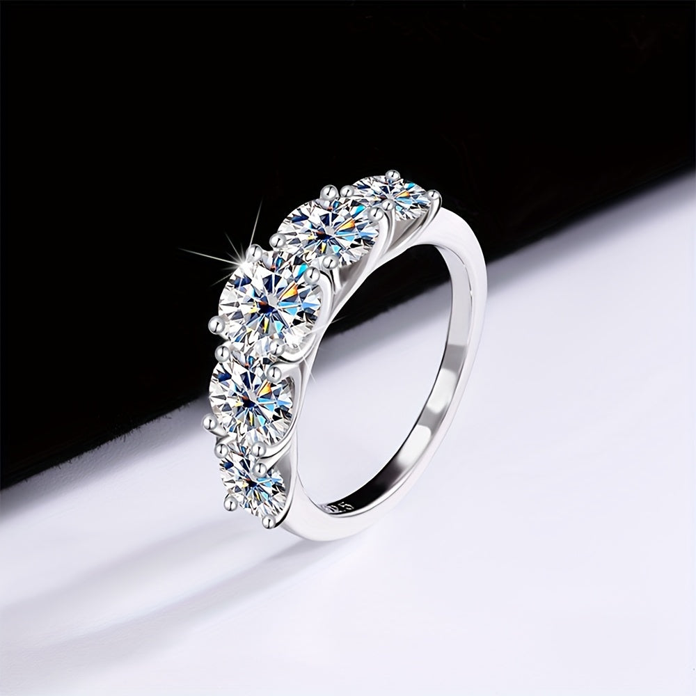 Women's Ring 3.6ct - High-Quality 925 Silver, Luxurious Gift