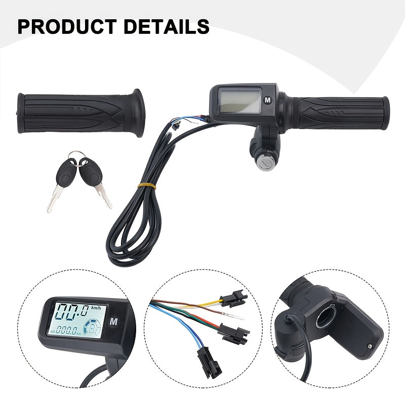 Electric Scooter LED Controller, With Lock - Universal 22mm