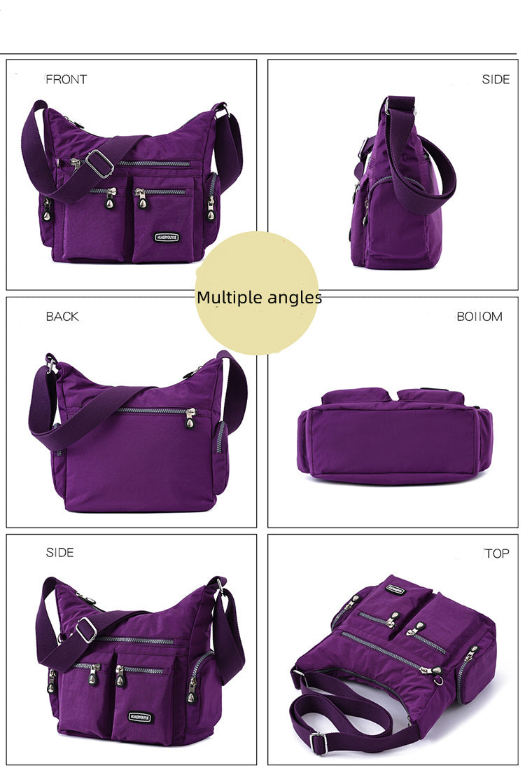 Lightweight Multi-Purpose Square Bag - Unisex Travel Crossbody Bag