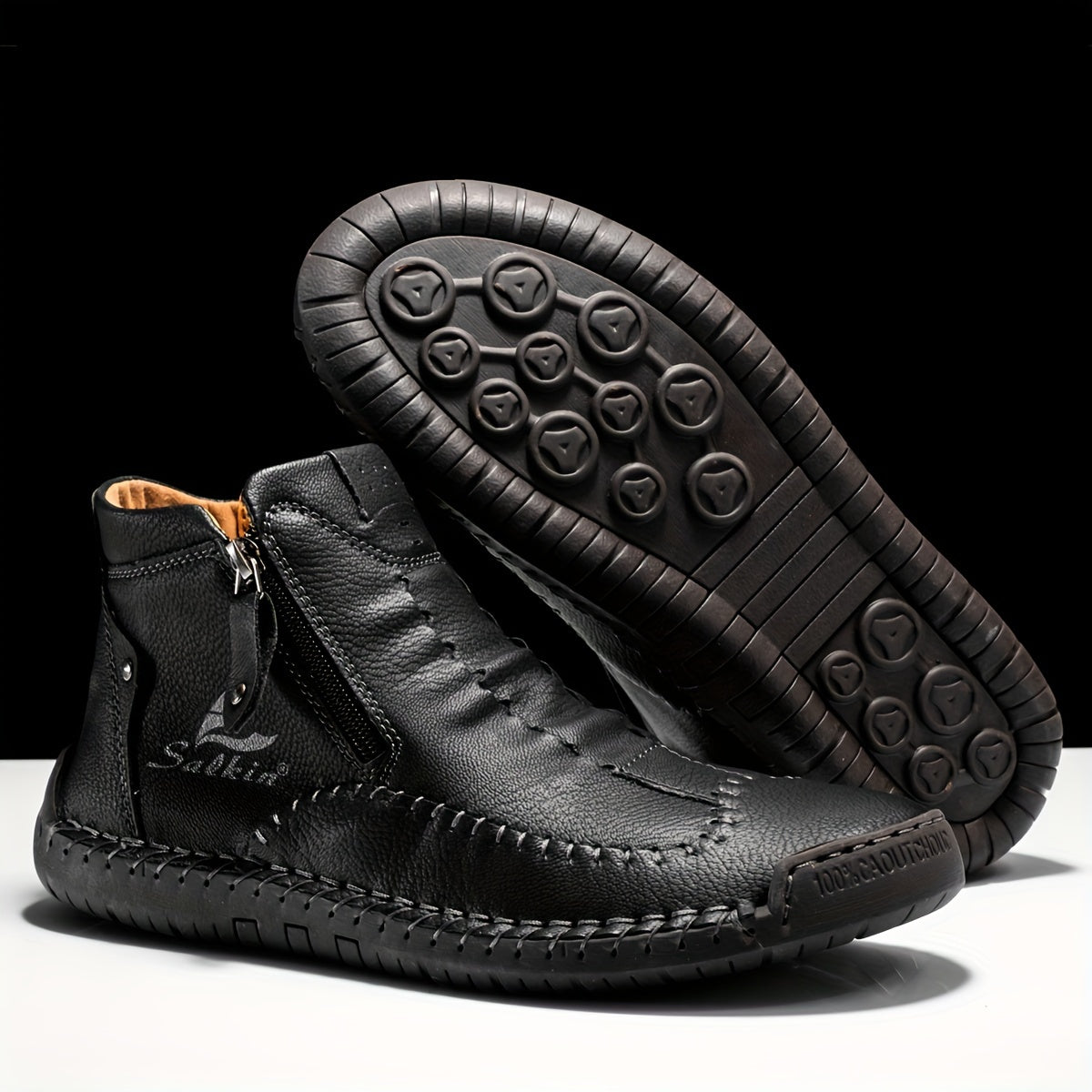 Giày Cổ Ngắn FLYLAND Nam Vintage Chống Trơn Trượt