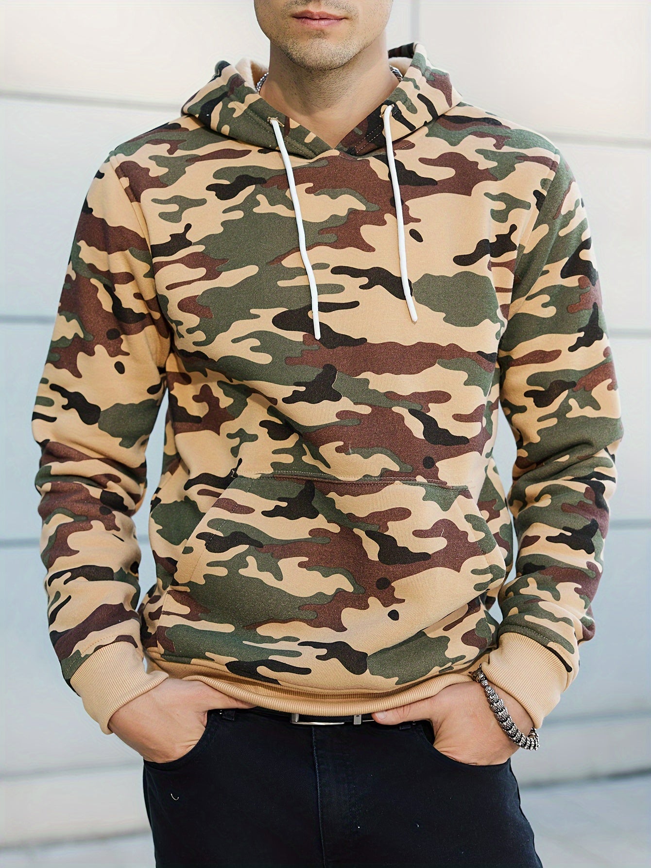Áo Hoodie Rằn Ri Nam Thu Đông Ấm Áp - Daisan Mart