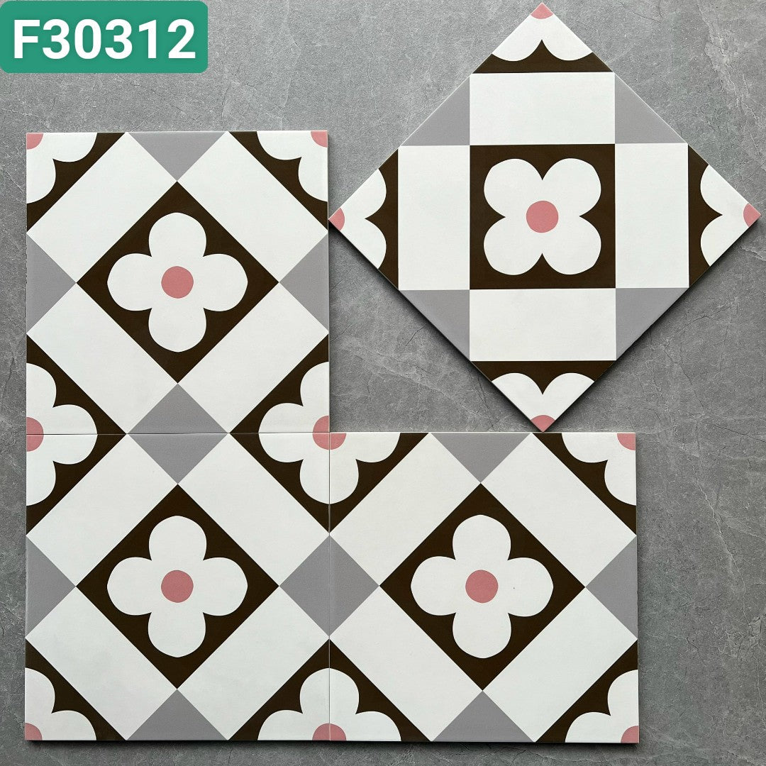 300x300 cement tile code F30312(H32011) 1h/1m/11v