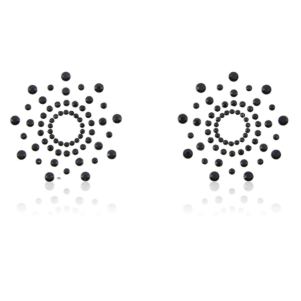 2pcs SM Transparent Sexy Nipple Stickers, Women's Lingerie Pasties, Petal Breast Pasties, Adhesive Nipple Covers