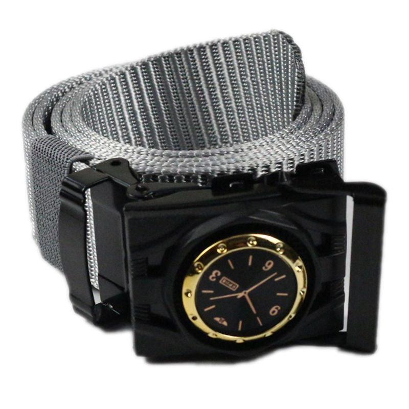 Men's Nylon Belt with Fashionable Buckle