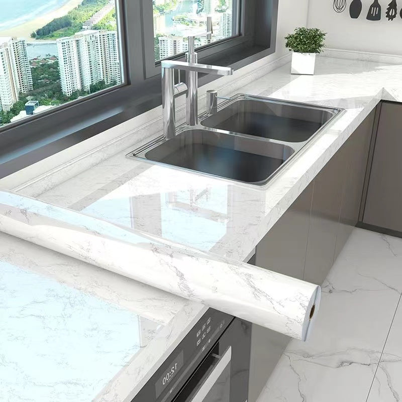 Thick Waterproof Vinyl Wallpaper, Easy to Stick &amp; Peel