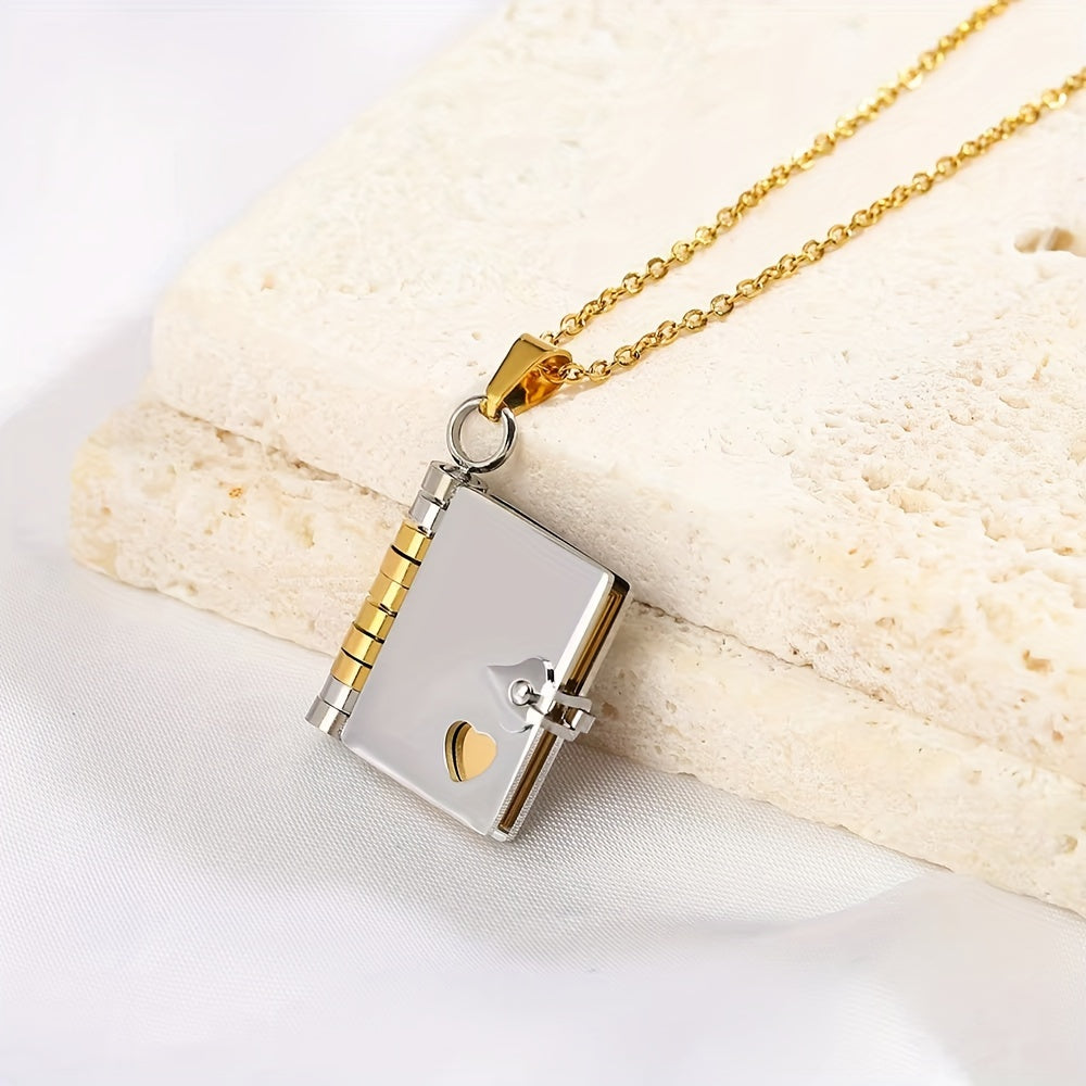 Unisex Elegant Minimalist Gold Plated Stainless Steel Necklace