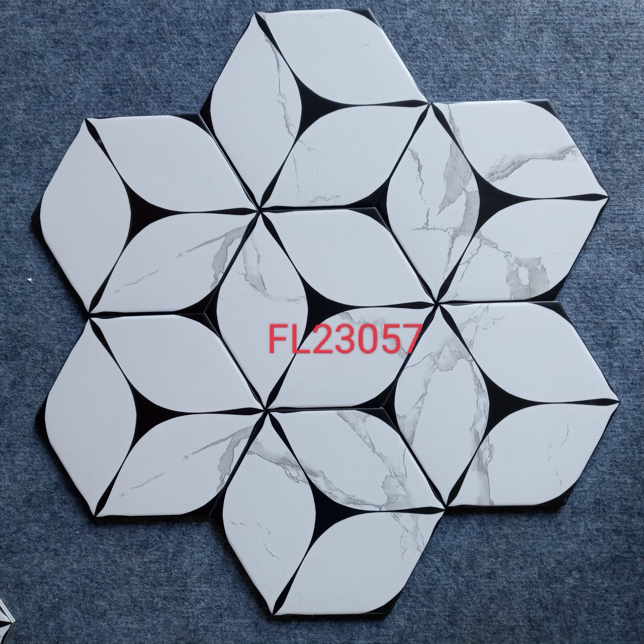 Hexagonal tile 200x230x115 code FL23057