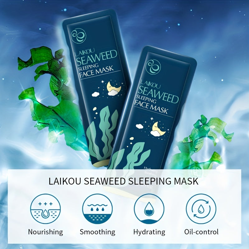 Seaweed Sleeping Mask 15 Pieces Oil Control Travel