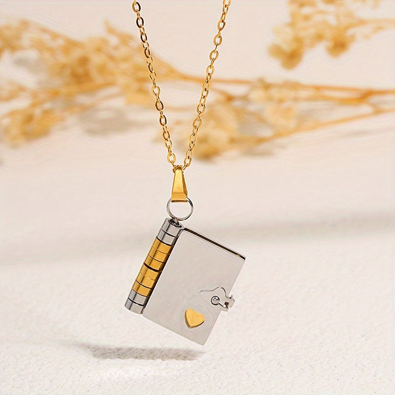 Unisex Elegant Minimalist Gold Plated Stainless Steel Necklace