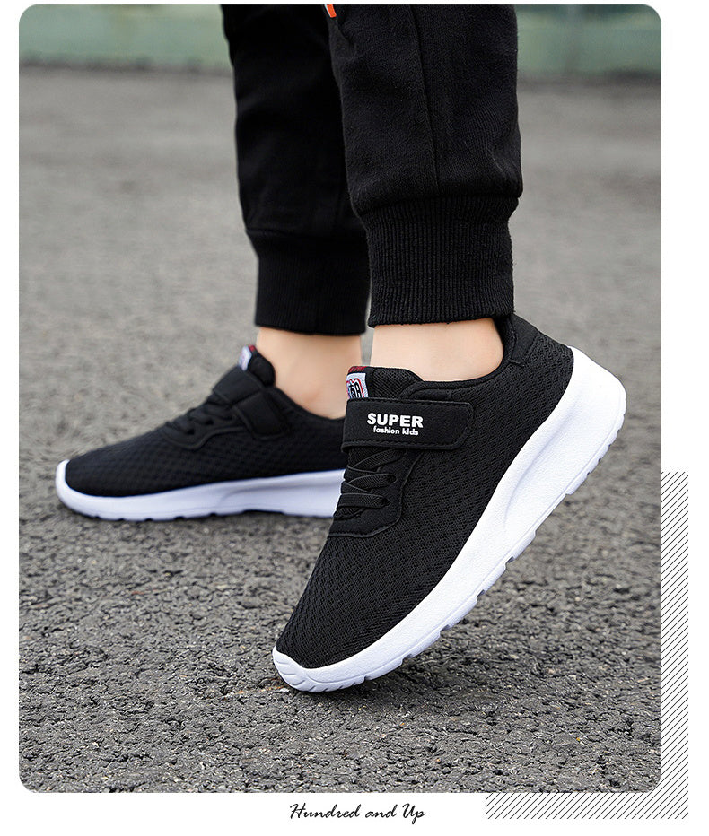 Giày Bé Trai Lưới Thoáng Đế Nhẹ Năng Động