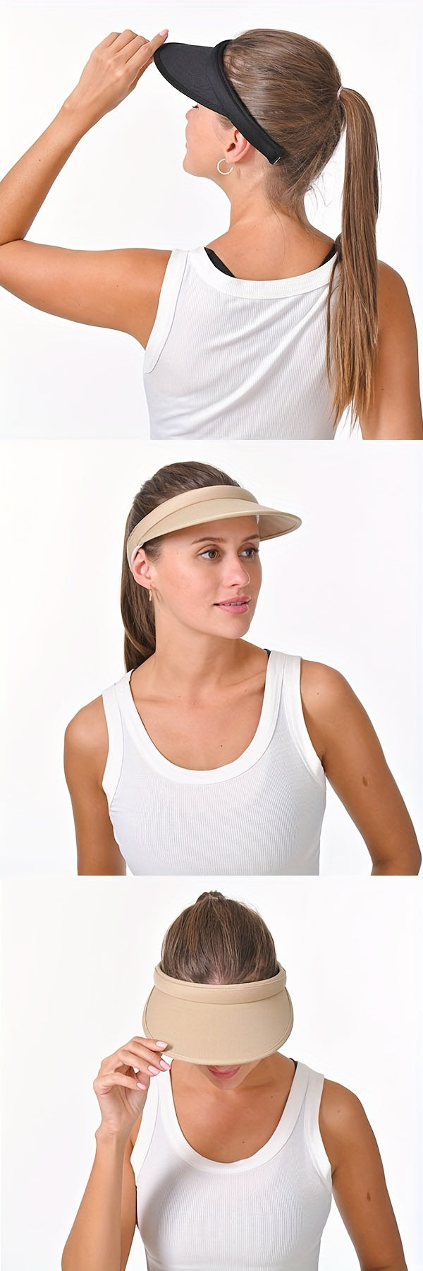 Unisex Sports Wide Brim Sun Protection Baseball Cap