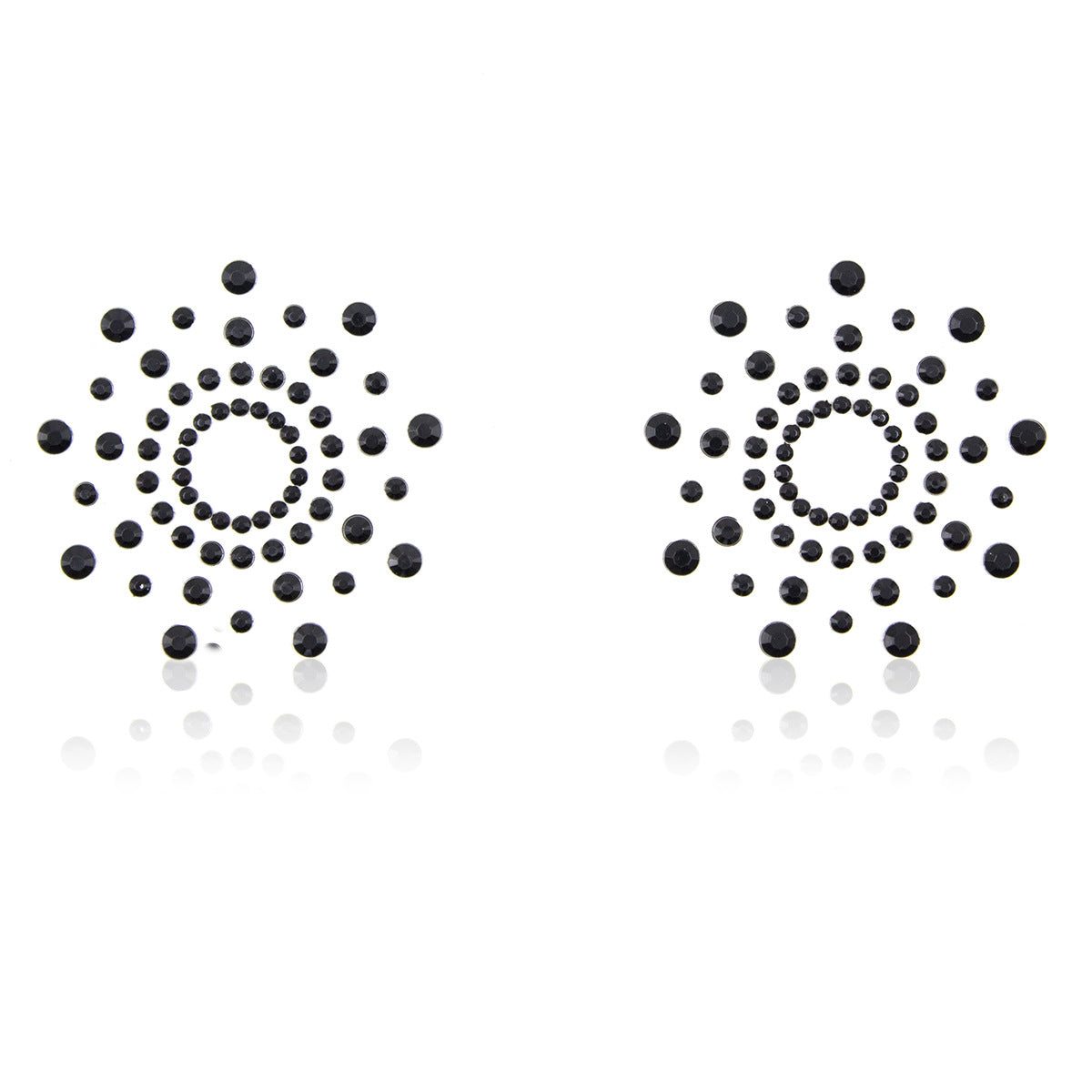 2pcs SM Transparent Sexy Nipple Stickers, Women's Lingerie Pasties, Petal Breast Pasties, Adhesive Nipple Covers