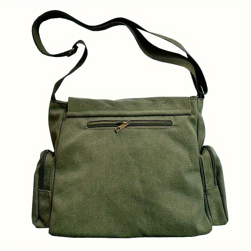 Vintage Style Multi-Function Crow Pattern Crossbody Bag