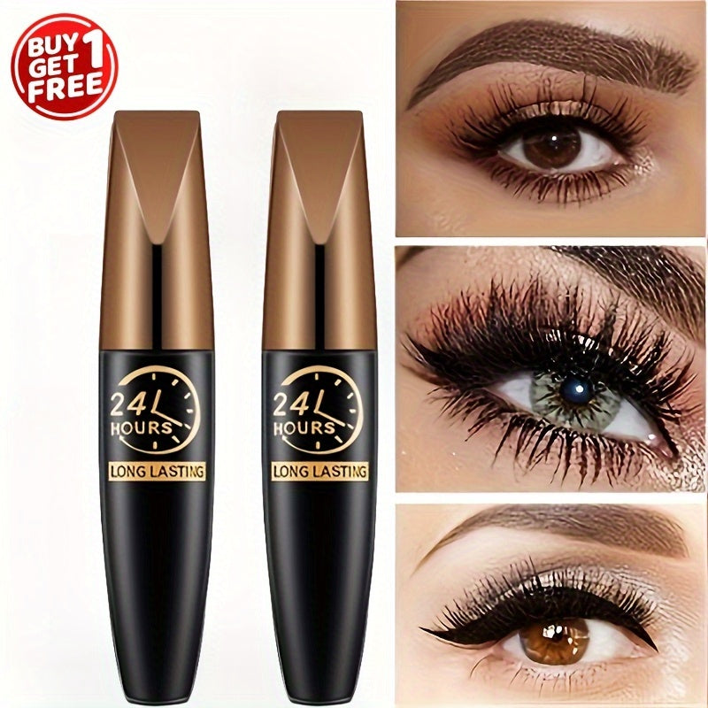 ###Free 1 - Waterproof Fiber Mascara For Thick, Curled Eyelashes