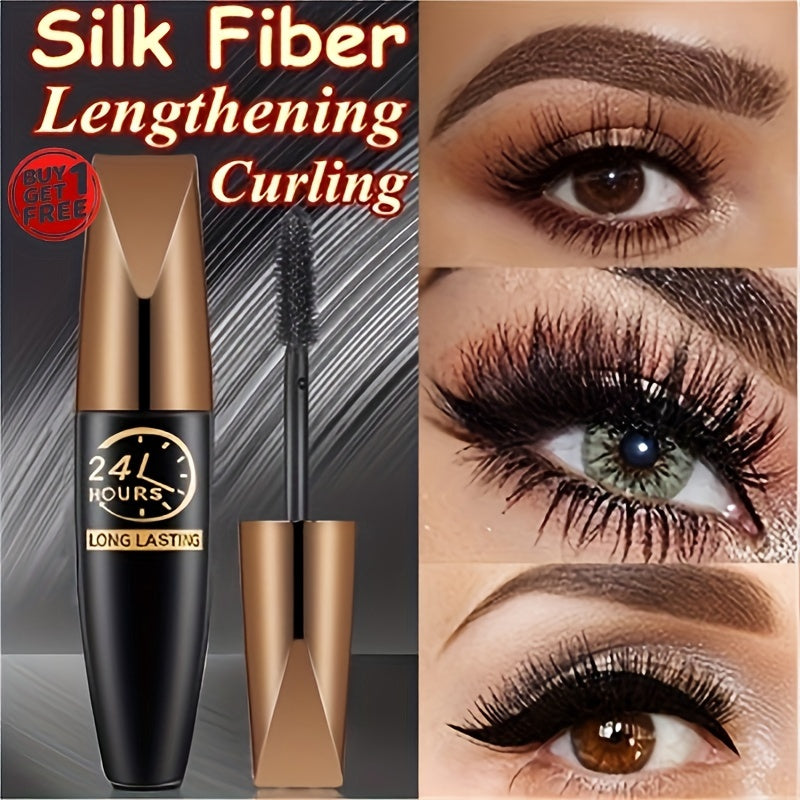 ###Free 1 - Waterproof Fiber Mascara For Thick, Curled Eyelashes