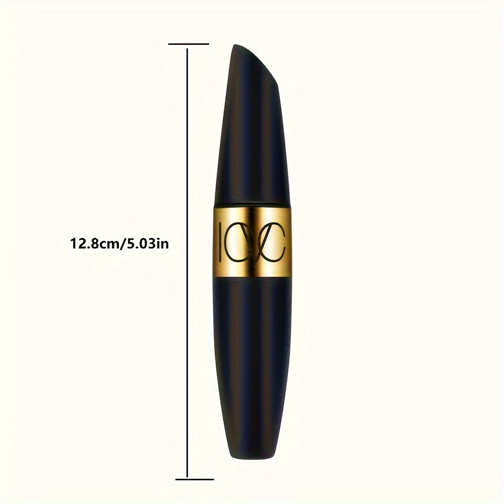 4D Waterproof Mascara - Long &amp; Curly Lashes, Dark Black