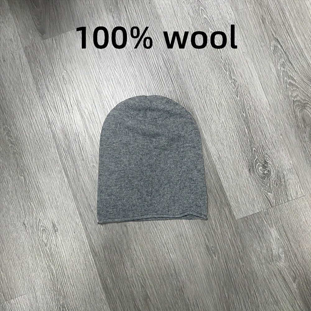 Mũ len cao cấp 100% Wool - Ấm áp, Thoáng khí, Unisex