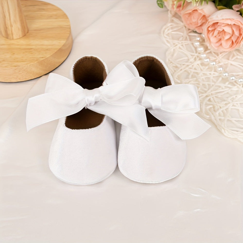 Girls' Princess Slippers - Soft, Cute Bow