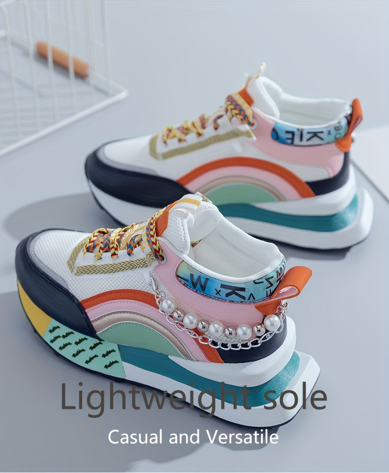 Giày Sneaker Nữ Zhongbang Lấp Lánh Năng Động Cá Tính