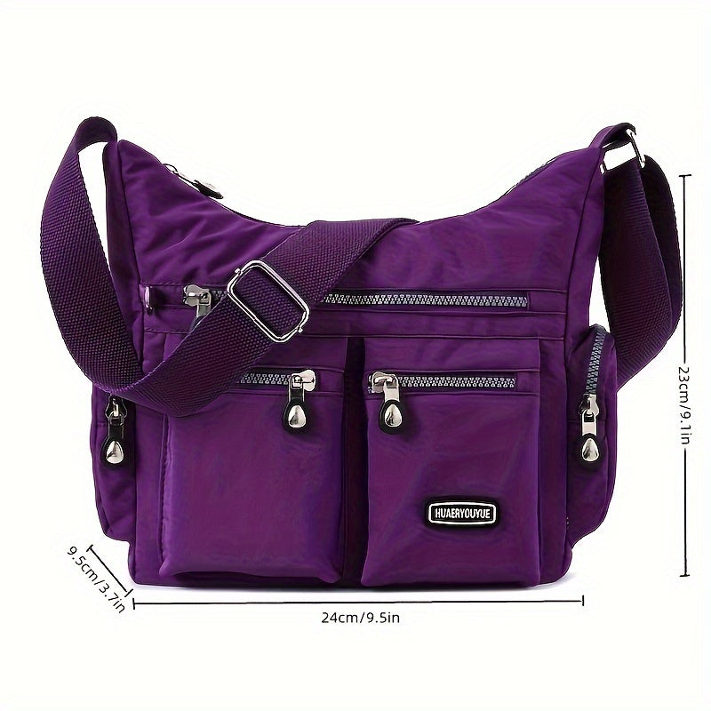 Lightweight Multi-Purpose Square Bag - Unisex Travel Crossbody Bag