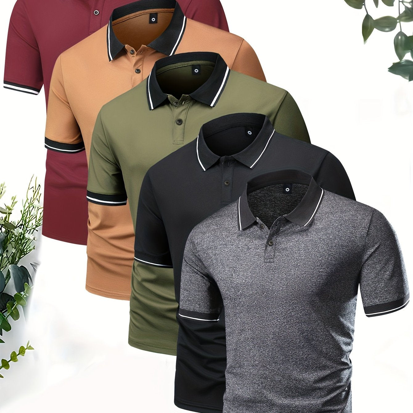 Men's Fashion Short Sleeve Shirt, Elegant and Comfortable