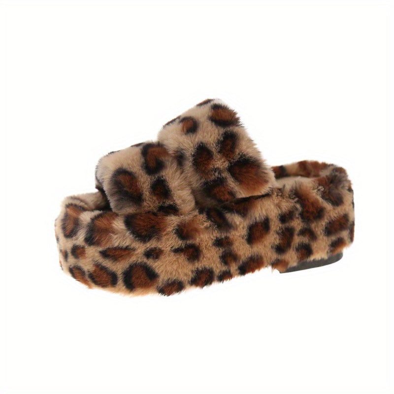 Dép Lông Báo Đế Cao Tăng Chiều Cao Thu Đông 2024