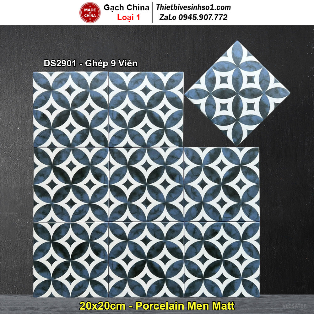 20x20 Chinese Cement Tiles DS2901