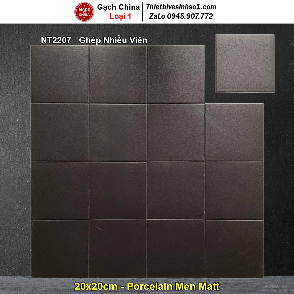 20x20 Chinese Cement Tile NT2207
