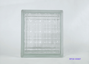 Candi MTGK 00087 white Indonesian glass brick
