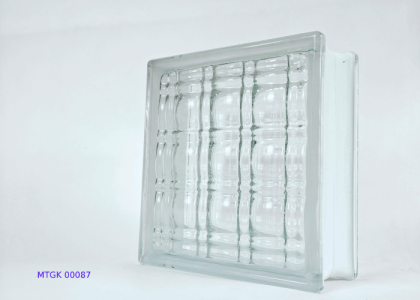 Candi MTGK 00087 white Indonesian glass brick