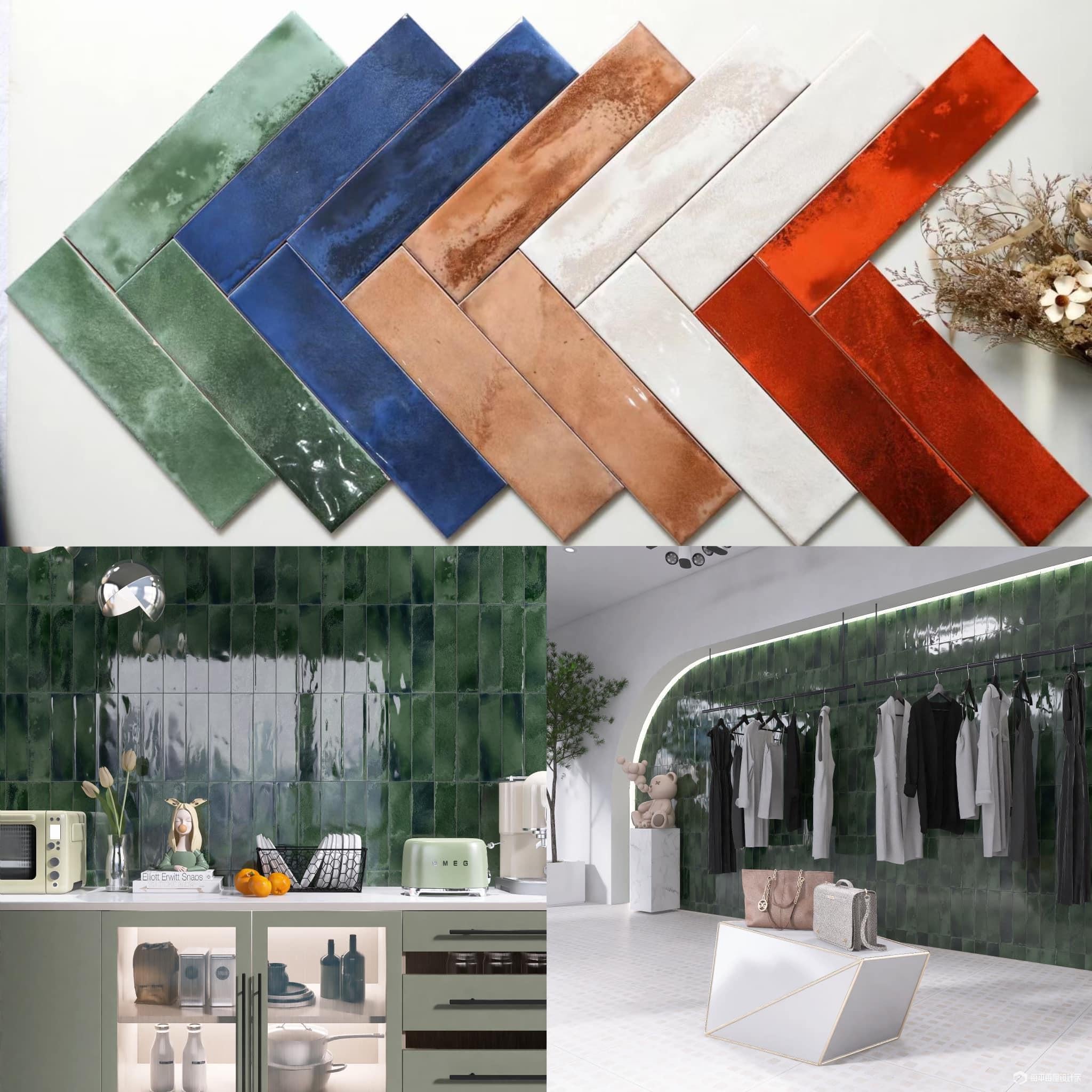 Glossy ceramic tile, 75x300, code M7533F9