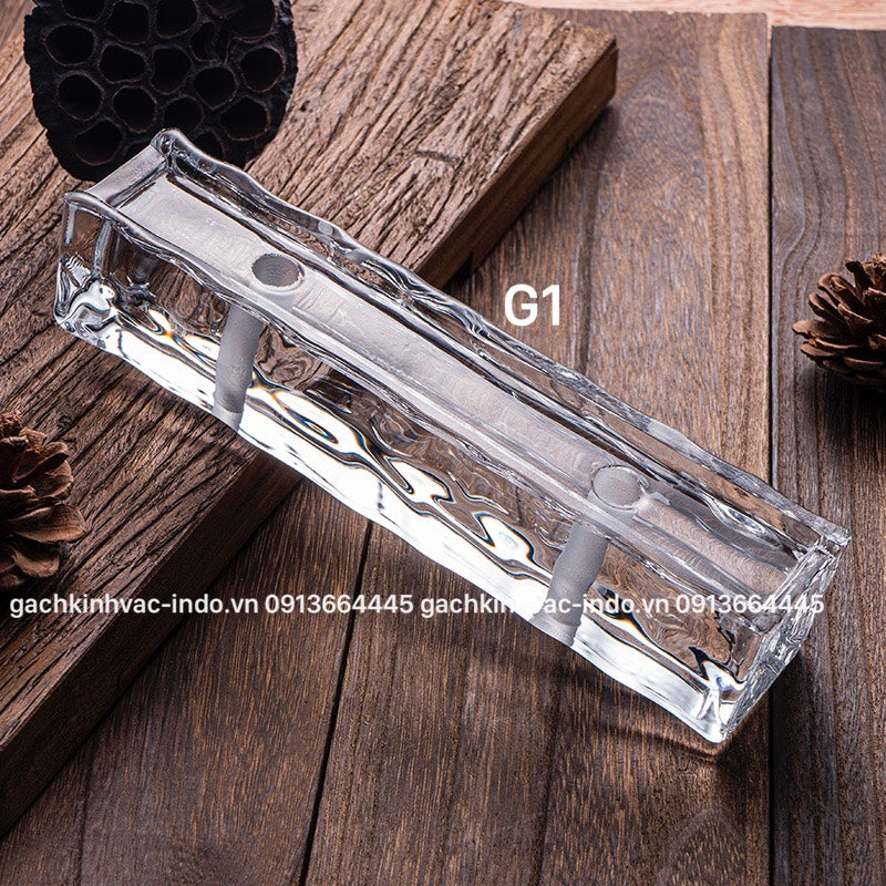 GẠCH KÍNH KHỐI ĐẶC LỖ G1 - Daisan Mart